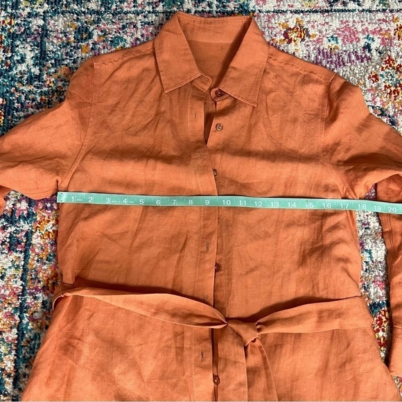Andie The Corvo Button Up Linen Auburn Size S NWT - Picture 12 of 15